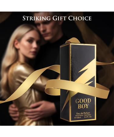 Bold Boy EDP 3.4 fl Oz - Blend of Fresh Citrus Spice & Amber Accord - Top Notes of Pink & White Pepper & Italian Green Bergamot - Base of Tonka Bean & Cacao - Paraben Free - Elegant 100ml Bottle - Buy Online on GoSupps.com