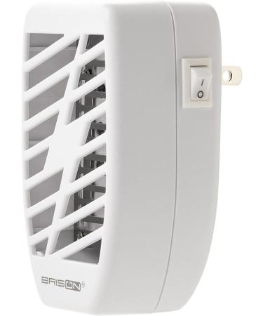 Electric Indoor Bug Zapper - Portable Plug-In Mosquito & Fly Zapper for Home - Removes Insects, Bugs, Gnats, Moths - White (1 Pack) - Buy Online on GoSupps.com