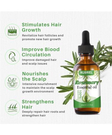 SZCLKJGS 60 ml Rosemary Oil for Hair Rosemary Oil for Hair and Scalp Strengthening for Healthy Hair Growth 100% Natural Pure Essential Rosemary Oil for Skin Care - Buy Online on GoSupps.com