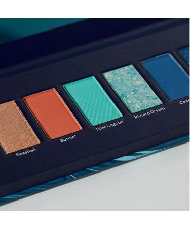 Nabilla Beauty | Eyeshadow Palette - 8 Shades - French Riviera 04 | Highly Pigmented Eyeshadows Matte and Metallic Finishes Jojoba Oil Vitamin E - Buy Online on GoSupps.com