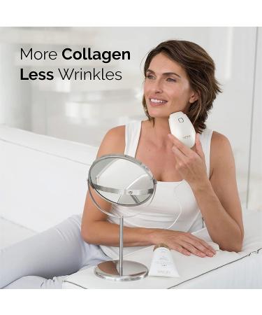 NEWA RF Wrinkle Reduction Device - FDA Cleared Skincare Tool for Facial Tightening | Boosts Collagen, Reduces Wrinkles | 1 Month Gel Supply | Ivory Classic - Buy Online on GoSupps.com