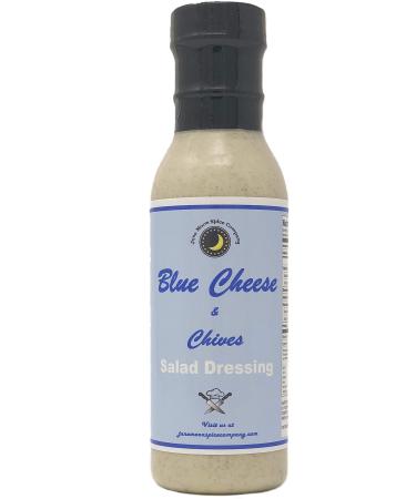 Premium | BLUE CHEESE & CHIVE Salad Dressing | Low Cholesterol | Crafted in Small Batches with Farm Fresh SPICES for Premium Flavor and Zest