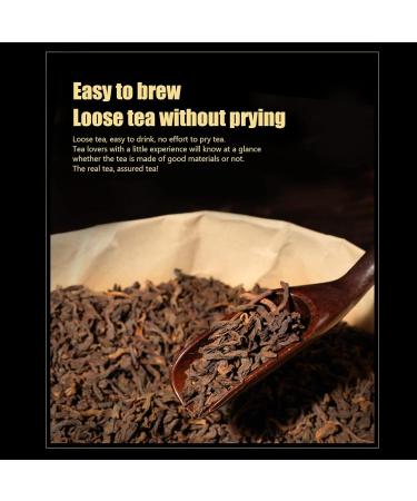 Pu erh Tea Bags Premium 5 Years Aged Puerh Black Tea Loose Leaf Chinese Yunan Puerh Tea 350g/12.35ounce - Buy Online on GoSupps.com