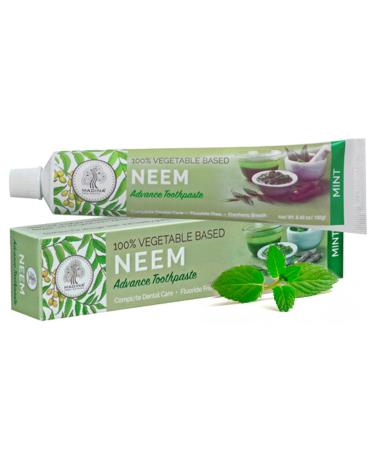 Madina Neem Advance Toothpaste 6 Pack, Natural Oral Care, Herbal Toothpaste, Antibacterial, Antifungal, Plaque Control, Breath Freshening, Daily Use, Oral Hygiene, 6.42 oz Each 1.17 Ounce (Pack of 6)