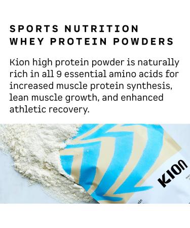 Kion Clean Protein | Grass-Fed & Pasture-Raised Whey Isolate Protein Powder | Smooth Vanilla | 30 Servings Vanilla 1.54 Pound (Pack of 1) - Buy Online on GoSupps.com