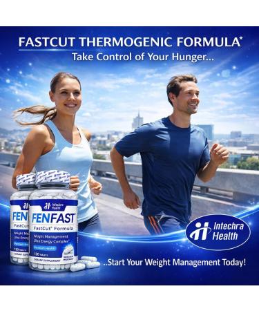 FASTCUT Diet Pills That Work for Weight Management Best Diet Pills + Powerful Energy Boost 120 White Blue Tablets - Buy Online on GoSupps.com