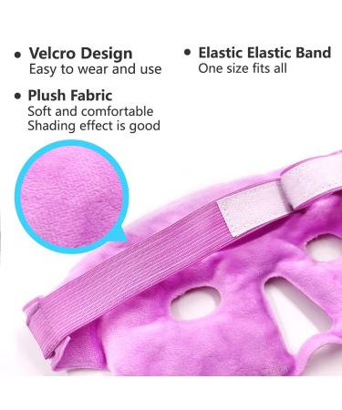 Reusable Cooling Eye Mask for Hot Cold Therapy - Reduce Eye Strain, Swelling, and Dark Circles - 2 Pack - Buy Online on GoSupps.com