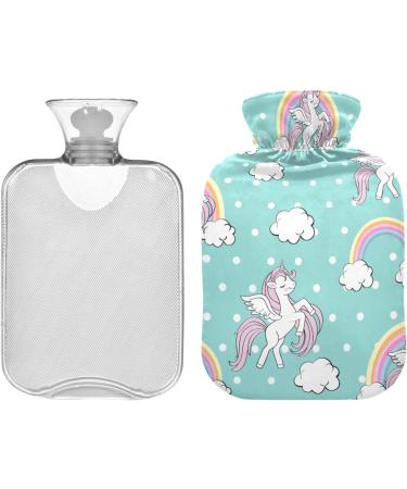 Buy Unicorn Hot Water Bottle - 2L Pain Relief & Warmer for Sports Injuries & Cold Feet - Soft Cover - Buy Online on GoSupps.com