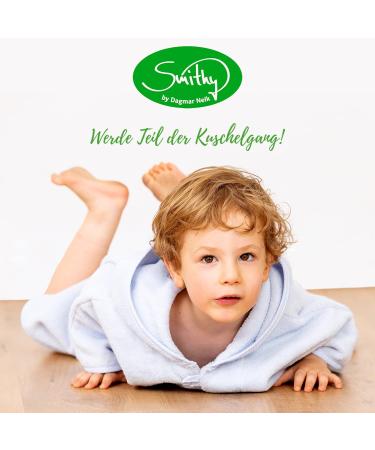 Smithy Bath Poncho for Kids | 100% Cotton Terry Cloth | Baby & Toddler Hooded Bathrobe for Girls & Boys - Buy Online on GoSupps.com