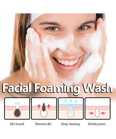 asmine Gentle Facial Cleanser - Pore Cleansing Face Wash Spot & Acne Reducing Refreshing Formula for Smooth & Delicate Skin Suitable for All Skin Types - Buy Online on GoSupps.com