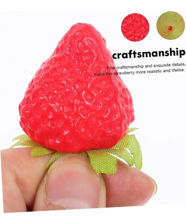 Alipis 20 Pcs Simulated Strawberry Model Home Decor Fruit Lifelike Strawberry Model Strawberry Decor Artificial Strawberry Model Artificial Strawberry Ornament Household Avocado Pvc As Shownx2pcs 3.80X2.50X1.50CMx2pcs - Buy Online on GoSupps.com