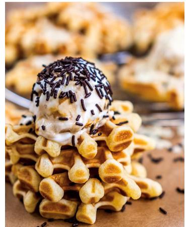 Ruf Waffle Dough - 1kg Baking Mix for Delicious Heart-Shaped Waffles | Easy Preparation & Practical Storage | International Shipping - Buy Online on GoSupps.com