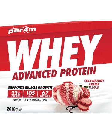 per4m Advanced Whey Protein 2 Supplement 2 kg Strawberry Cream 5060660080021 - Buy Online on GoSupps.com