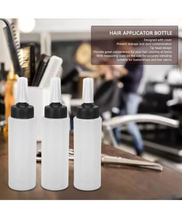 Dioche Hair Color Applicator Bottle Refillable Hair Salon Squeeze Bottle with Cover for Hair Care - Buy Online on GoSupps.com