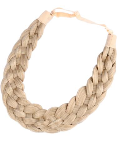 Gledola 5 Strands Synthetic Hair Braid Headband Hair Braided Headband for Women Girl (Honey Blonde) - Buy Online on GoSupps.com