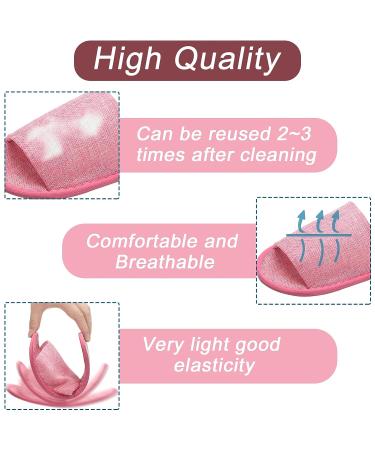 10 Pairs Washable Disposable Non-Slip Spa Slippers - Unisex Closed Toe Slippers for Hotel & Home - 11.3 x 4.3 Inches - Buy Online on GoSupps.com