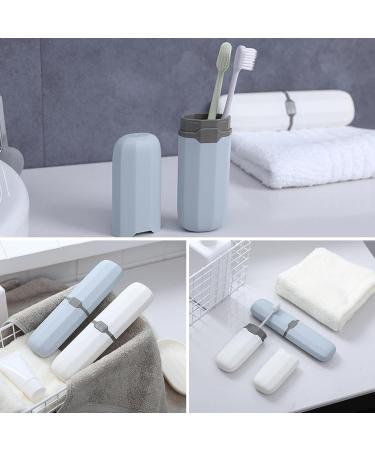 Khiry Waterproof Travel Toothbrush Case - 4-Piece Storage Box for Camping School & Travel - Buy Online on GoSupps.com