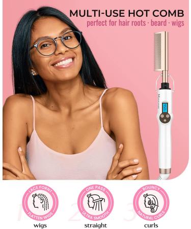 Electric Hot Comb - Hair Straightener for American African Hair & Wigs - Buy Online on GoSupps.com
