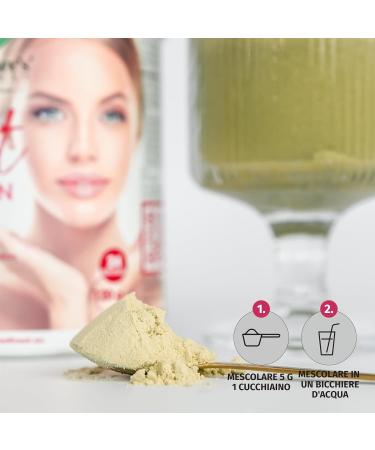 Natures Finest from Nutrisslim Pink Latte with collagen and hyaluronic acid 125 g Coconut and vanilla flavored drink lactose and sugar free - Buy Online on GoSupps.com