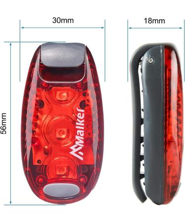 Buy Malker LED Flashing Safety Light Set for Kids Night Runners & Dogs - Clip-On Battery Included - Perfect for School Bags & Outdoor Adventures - Buy Online on GoSupps.com