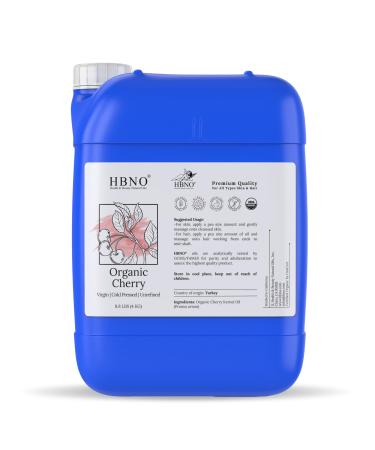HBNO Cherry Kernel Oil - 8.8 lbs (4kg) - Ideal for Shampoos Conditioners Lip Balms Face wash Lotions and Skin Care Products.