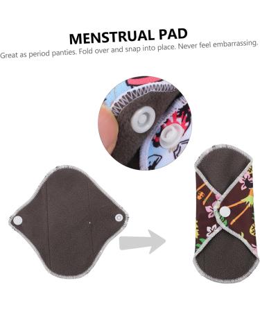 Washable Incontinence Pads & Menstrual Napkins - 3 Sets, Reusable & Assorted Colors - Buy Online on GoSupps.com