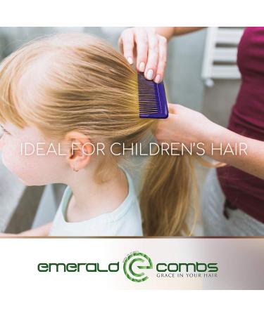 QITIMIR Colorful Hair Comb Set for Women and Men - 6 Pack Wide Tooth Plastic Combs in Red Blue Green Purple Pink and Yellow - Detangler Pocket Hair Comb Women Accessories - Daisy - Buy Online on GoSupps.com