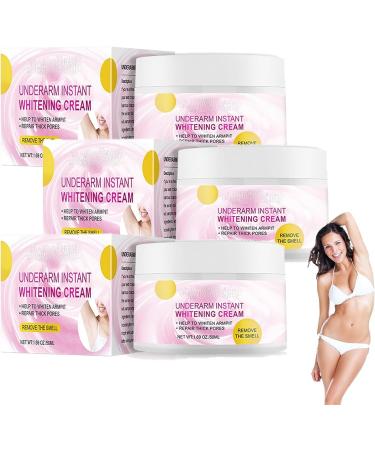 EXQST Underarm Whitening Cream,Armpit Whitening Cream,Brightening Moisturizing Body Cream,Bleaching Cream for Dark Skin and Private Parts