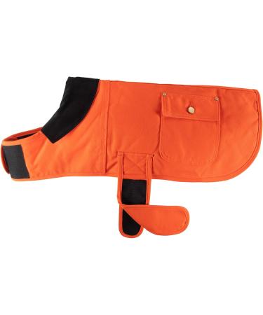Carhartt Herren Firm Duck Insulated Dog Chore Coat - Small Hunter Orange/Messing | Durable & Stylish for Outdoor Adventures - Buy Online on GoSupps.com