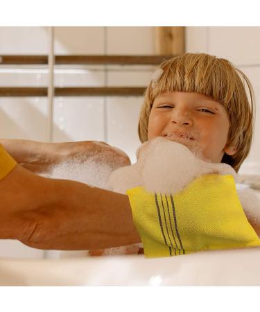 BLMHTWO 8PCS Exfoliating Bath Mitts | Large Korean Washcloth Set | Body Scrub Mitts for Adults - Buy Online on GoSupps.com