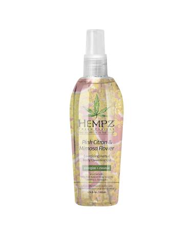 Hempz Fresh Fusions Pink Citron & Mimosa Flower Herbal Body Cleansing Oil - Energizing 6.76 Fl Oz | International Shipping Available - Buy Online on GoSupps.com