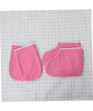 Ipetboom 2paires De Mitaines De Soin Et Surchaussettes Pour Application De Paraffine Mitaines ponge Pour Chauffe-cire Paraffine Avec Sangles moyen - Buy Online on GoSupps.com