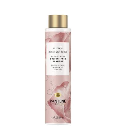 Pantene Pro-V Nutrient Blends Miracle Moisture Boost Sulfate Free Shampoo with Rose Water 9.6 fl oz (285 ml)