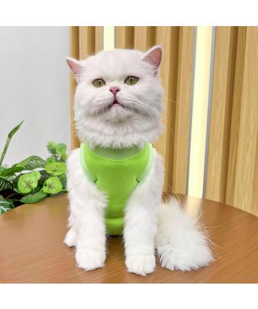 YOLHAMY CATE-RESIVE Yellow Kitten Suit - Post-Op Recovery Anti-Lick Wound Protection Elisabethan Collar Alternative Size M Green - Buy Online on GoSupps.com