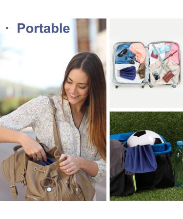 DoeDoe Reusable Ice Bag Packs for Injuries - 3 Refillable Packs (6/9/11 inches) with Elastic Wrap - Hot & Cold Therapy for Pain Relief - Headache, No-Leak Medical Ice Bag - Buy Online on GoSupps.com