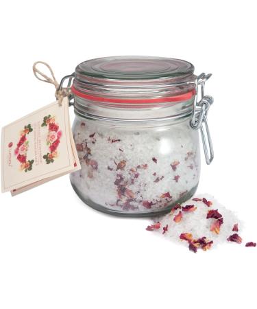 Deluxe Aroma Bathing Salt with Rose Flowers | Relaxing Mineral Rock Salt from Germany | Venize Rose 700g - Perfect for Relaxation Baths - Buy Online on GoSupps.com