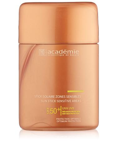 Academie Bronzecran Unisex Sun Stick Sensitive Areas 50+SPF 1 pack (1 x 10 g)