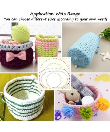 6 Pieces Wooden Crochet Bag Bottoms - Oval, Round, Shaped Bases for DIY Basket Weaving and Purse Making - Buy Online on GoSupps.com