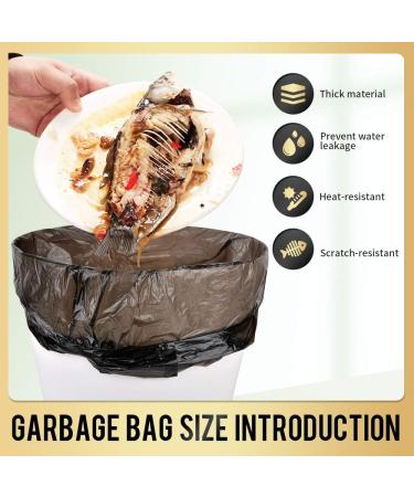100 Count 4 Gallon Small Trash Bags for Office, Kitchen, Bedroom - Strong Rubbish Bags for Wastebaskets - 15L Capacity - Buy Online on GoSupps.com