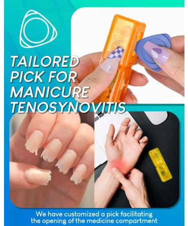 Monthly Pill Organizer & Cutter - 2x Daily Portable Weekly Bag Stickers for Medication Management - Buy Online on GoSupps.com