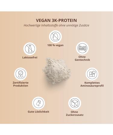 Nutri+ Vegan Protein Powder Cookies & Cream 1kg - 79% Protein Gluten & Lactose-Free Delicious Biscuit Flavor - High-Quality Isolate Protein - Buy Online on GoSupps.com