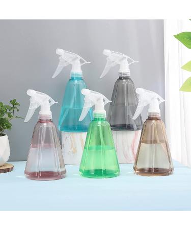Pack of 5 17 oz Adjustable Spray Bottles - Multi-color | BPA Free, Leak Proof - Ideal for Cleaning, Gardening, Pets, Plants, and Hair Misting - Buy Online on GoSupps.com