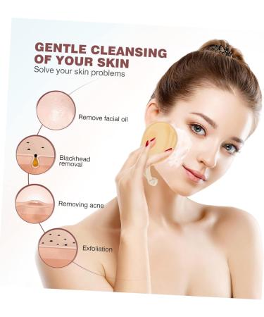 MAGICLULU Face Brush Silcone Body Scrubbers Skin Cleansing Brush Blackhead Removing Brush Pore Cleansing Brush Hand Scrubber Wood Facial Brush Face Cleansing Tool Cleaning Brush Wooden Pores - Buy Online on GoSupps.com