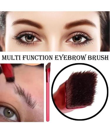 Eyebrow Brush Home Eyebrow Care Kit 4D Laminated 4D Laminated Brow Home-Grooming Kit 4D Hair Stroke Brow Stamp Brush with Eyebrow Cream (2*Dark Brown) - Buy Online on GoSupps.com
