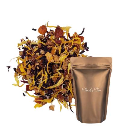 Shari's Tea - Island Mist Herbal Tea, Caffeine Free, Enjoy Hot and Iced Tea, 3 oz / 85 g Bag - 28 Cups, Naturally Flavored