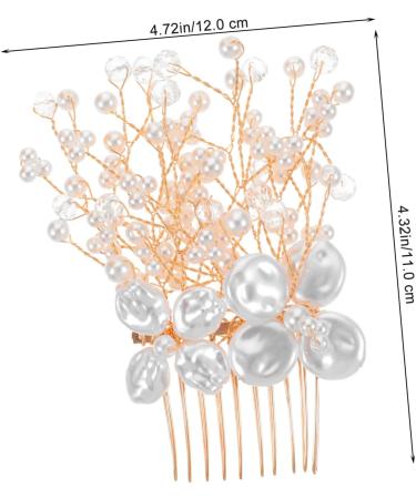 MAGICLULU Silver Hair Comb Wedding Hair Gems for Women Hair Pin Hair Combs for Women Bridal Hair Comb Silver Hair Accessories Tiara Bridal Rhinestone Hair Comb Hair Fork Bride Crystals Girl - Buy Online on GoSupps.com