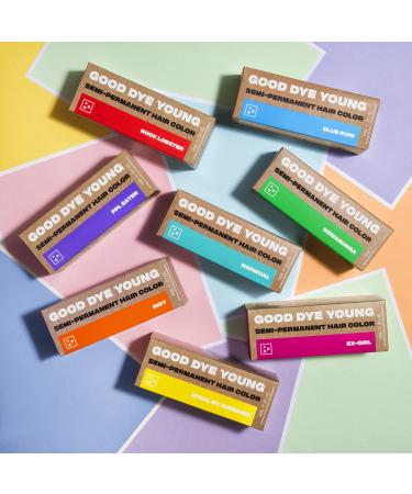 Good Dye Young Purple Hair Dye (PPL Eater) - UV Protective Semi-Permanent Color | Lasts 15-24+ Washes - Buy Online on GoSupps.com