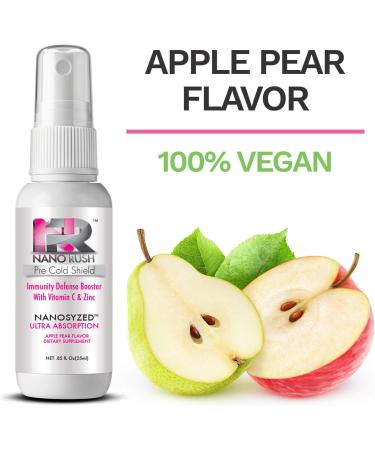 NanoRush Pre-Cold Sublingual Spray - Immune System Defense Booster with Vitamin C and Zinc - Buy Online on GoSupps.com