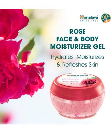 Himalaya Rose Face & Body Moisturizer Gel - 300ml - Buy Online on GoSupps.com