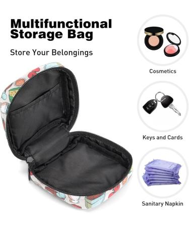 Shop Women's Portable Period Kit | Colored Vegetable Storage Bags - Perfect for Girls - Buy Online on GoSupps.com
